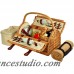 Picnic at Ascot Sussex Picnic Basket with Blanket for Two PVQ1295